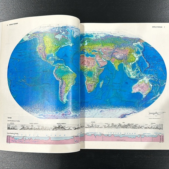Vintage World Country Atlas Book - 1990 - Picture 2 of 11